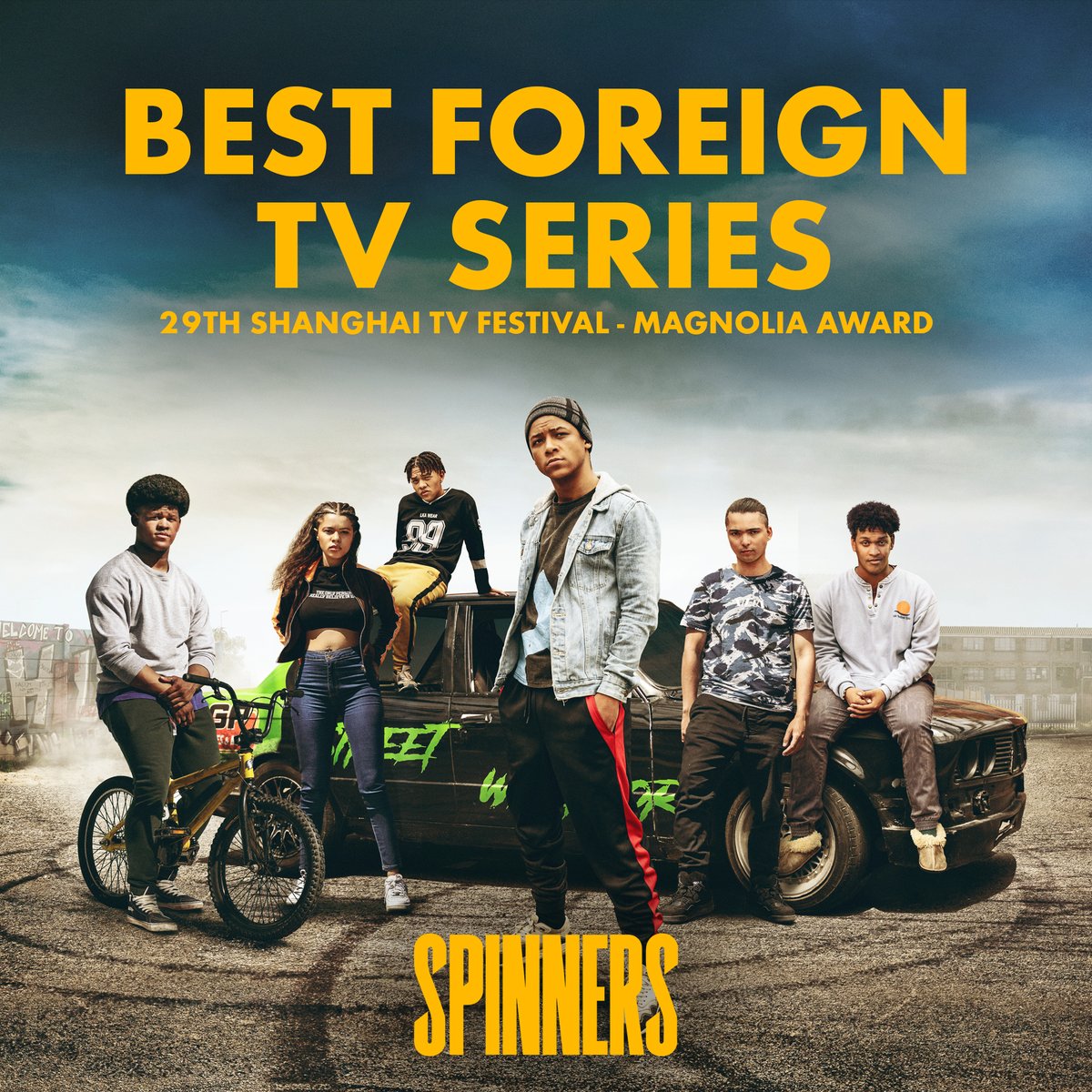SPINNERS, première série africaine à remporter le prix Magnolia de la Meilleure Série étrangère au 29ème Shanghai TV Festival 👏

Sélectionnée à Canneseries et primée à Dakar Series, cette série sud-africaine illustre les synergies entre les territoires du Groupe CANAL+ et ses