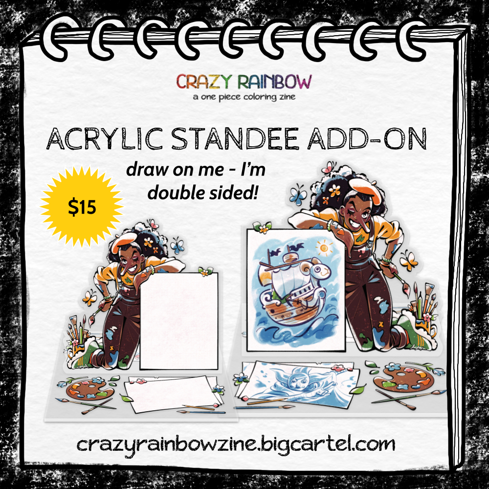 CRAZY RAINBOW - One Piece Coloring Book tweet media