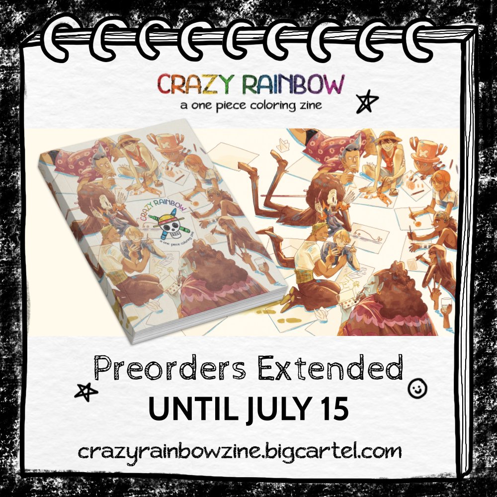 CRAZY RAINBOW - One Piece Coloring Book tweet media