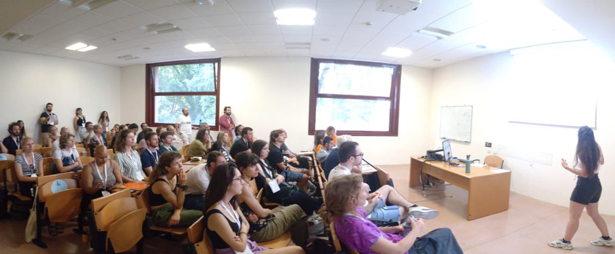 CUCs_LAB's tweet photo. Inspiring week at #ECCB24 in Bologna! Lots of great talks and inspiring conservationists. Excited to present our work on dynamic occupancy models to study wolf recolonization in the Italian Alps and our camera trap network for analyzing prey-predator interactions. https://t.co/9vx6EvBDcJ