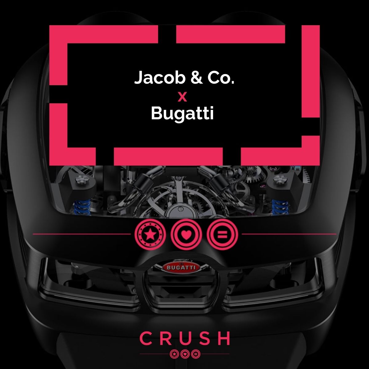 Partnership spotlight of the week 🔦👀Jacob &amp; Co. have partnered with Bugatti to make the new Bugatti Tourbillon, but there’s one small detail…it’ll set you back around $390k (£308k) 😲 Curious about more of our top picks in partnerships &amp; marketing? 🔗rb.gy/ba1ztd