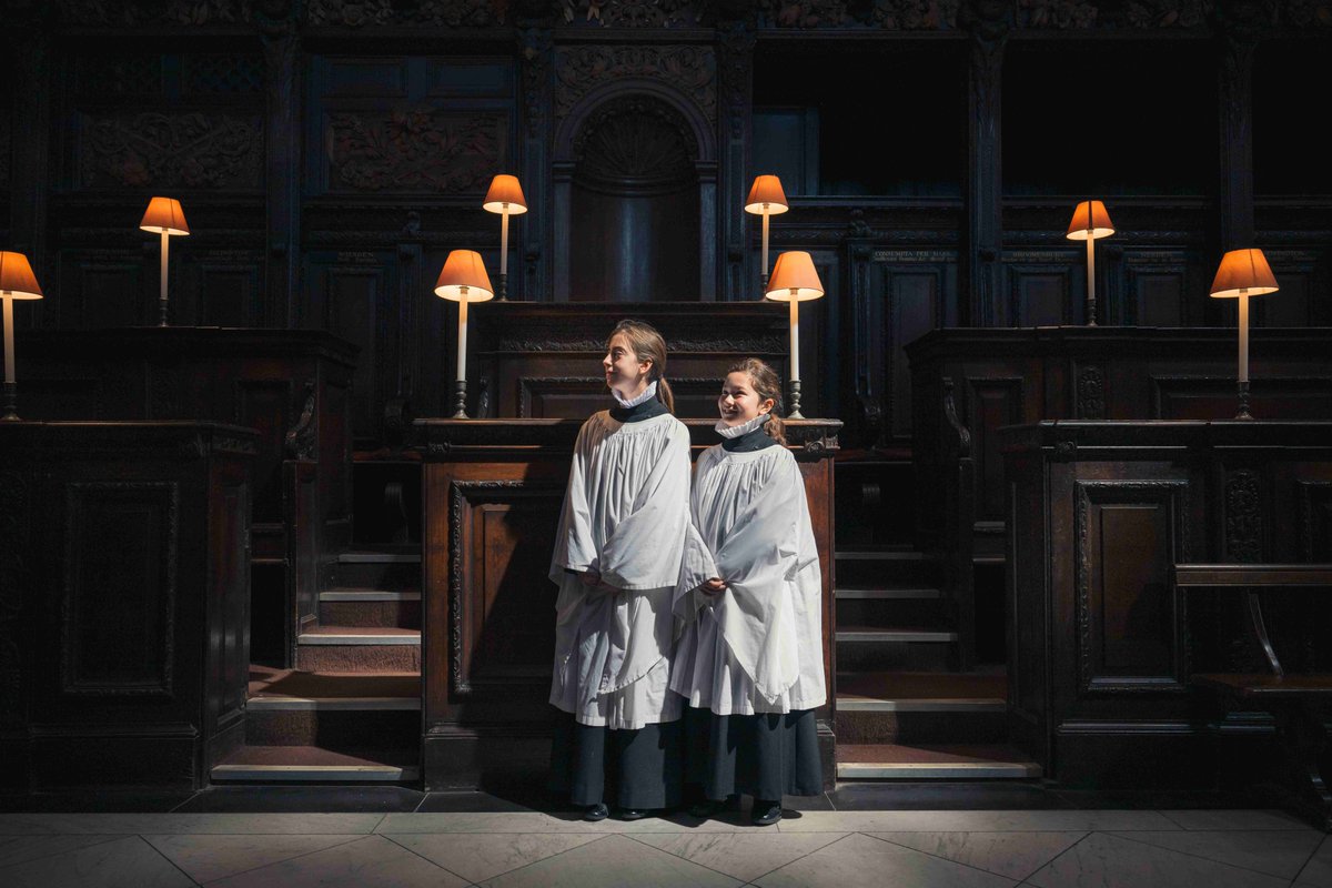 Yesterday, we made history, as Lila and Lois became the first two girls to formally join our Choir, for the first time in its 900-year history!