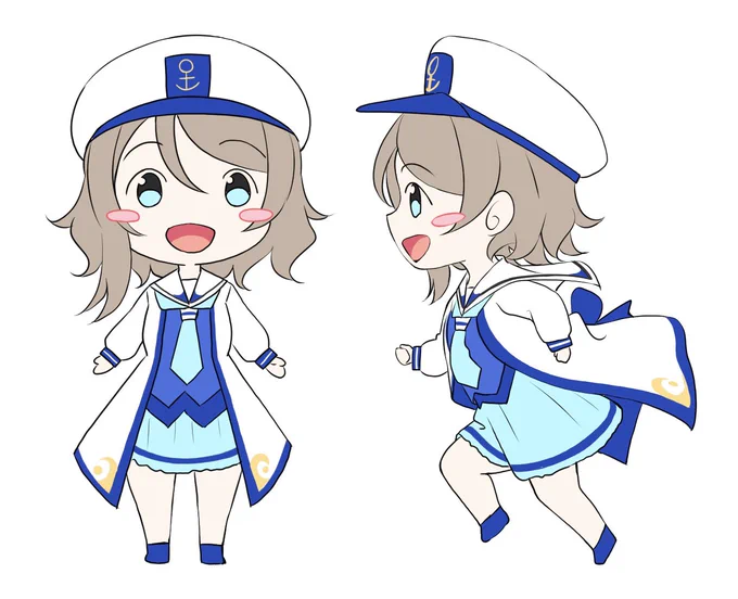 手慰み曜ちゃんこれぐらい簡略化したら頑張れば動かせるか?この雑な2枚でも90分かかってるけど 
