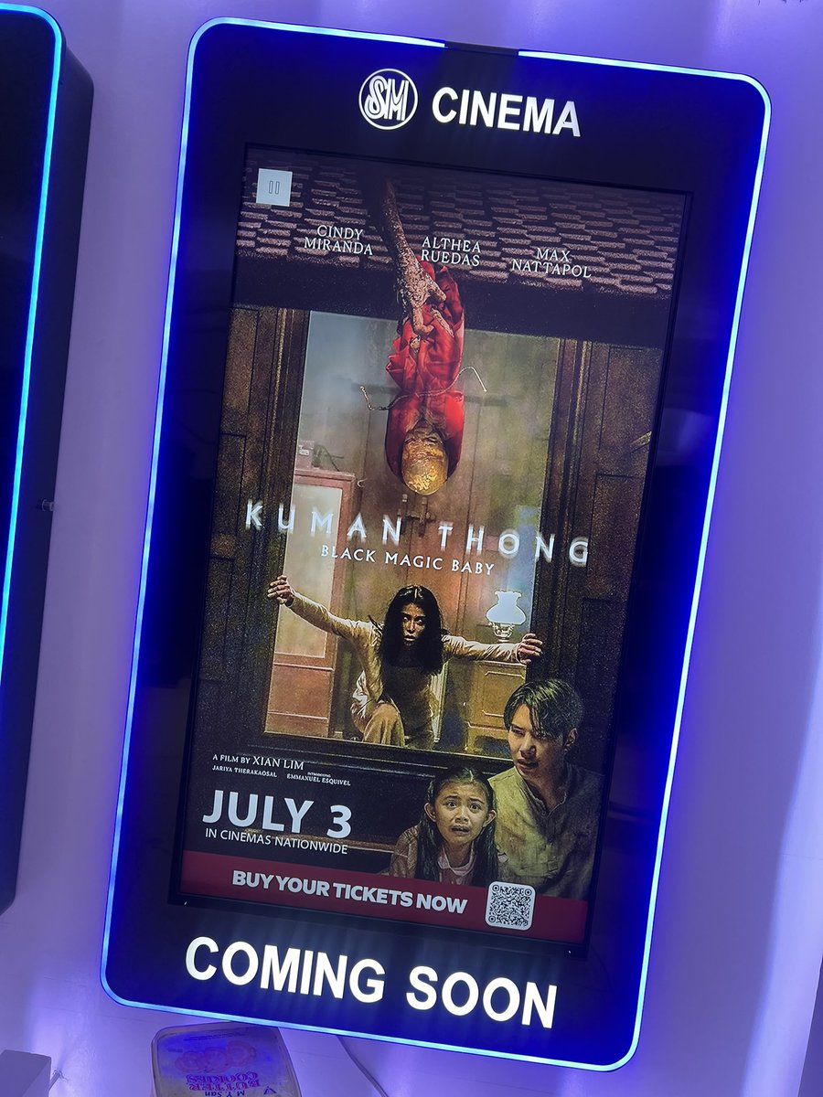 jezreelely's tweet photo. Finally! Nakanood din ng maayos na pinoy horror movie! Not 100% perfect pero so far sa mga napanood ko recently, eto ang pinakamaganda!
Kuhang-kuha yung mga hinahanap kong elements sa horror and the plot twist? Unexpected! Mahusay! #KumanThong #KumanThongPremiereNight https://t.co/LJeanDhqLl