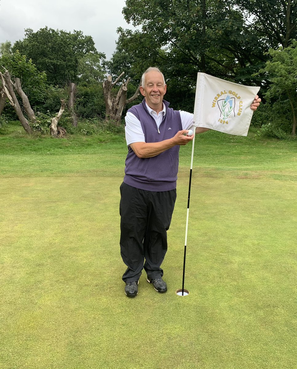 Andy Teasdale one of our members had a hole in one at the par 3 12th at Wirral GC, 167 yards with a 7 wood, in the Seniors match (P&amp;B won 5.5 v 4.5 points) congratulations Andy 👏👏👏