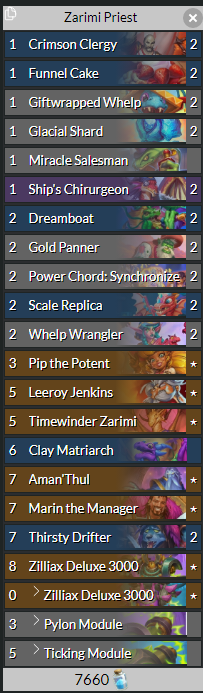 BoyRound1's tweet photo. Early Legend with Zarimi (Marin) Priest 
.  
W31-L23  Winrate 57.41% 
Stars Bonus : 11 
. 

.
@ahirunHS
@neon31HS
@HSTopDecks https://t.co/7sYZJym60z