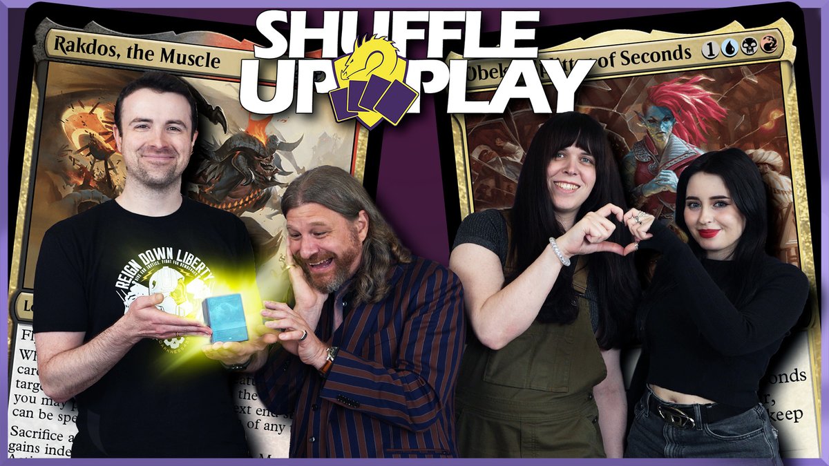 It's here! And DrLupo’s Commander Deck Is Totally Poggers!  Check out Shuffle Up &amp; Play 54 with <a href="/DrLupo/">DrLupo</a>, <a href="/NileJoanRivers/">Nile (like the river)</a>, and the one and only <a href="/Ashlizzlle_/">The Ash Lizard</a>!

Watch here: youtu.be/A2WQcjc-gOc
#MagicTheGatehring