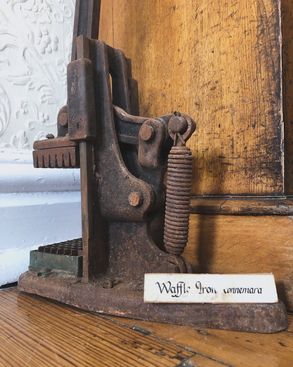 Really special to see the Connemara Waffle Iron in person the other day #heritage