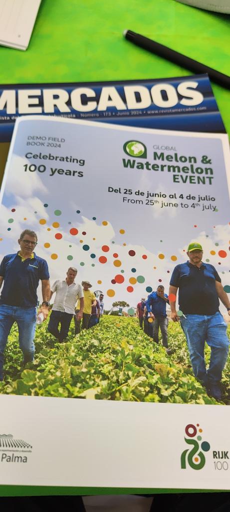 1️⃣0️⃣0️⃣ años cumple justo hoy <a href="/rijkzwaanES/">Rijk Zwaan ES</a> #RijkZwaan100years, ¡Felicidades!

Además, estamos en CED La Palma para comenzar la visita de campo en la #GlobalWaterMelonRZ