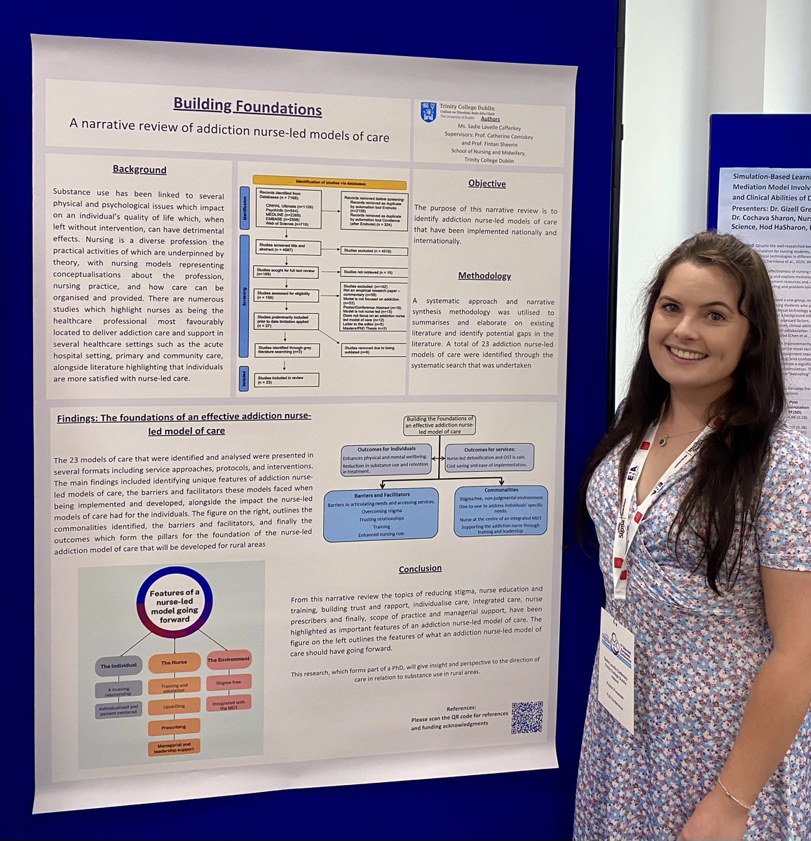 School of Nursing & Midwifery, TCD (@tcd_snm) on Twitter photo Congratulations to PhD candidate <a href="/SadieLC168/">Sadie Lavelle Cafferkey</a> who received the best poster presentation for the category of PhD/Early Career Researcher at the Sigma Nursing 7th Biennial European Conference.🏆 #sigmaERC2024 Congratulations to PhD candidate <a href="/SadieLC168/">Sadie Lavelle Cafferkey</a> who received the best poster presentation for the category of PhD/Early Career Researcher at the Sigma Nursing 7th Biennial European Conference.🏆 #sigmaERC2024