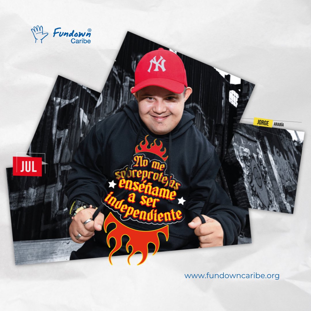 ¡Bienvenido julio! 🫶🏻😁

Arrancamos este mes con los protagonistas del calendario 2024 “Mi voz cuenta”. 🖐🏻💙

Jorge Arabia nos dice: “No me sobreprotejas, enséñame a ser independiente”. 

#Calendario2024 #Inclusión #Independiente