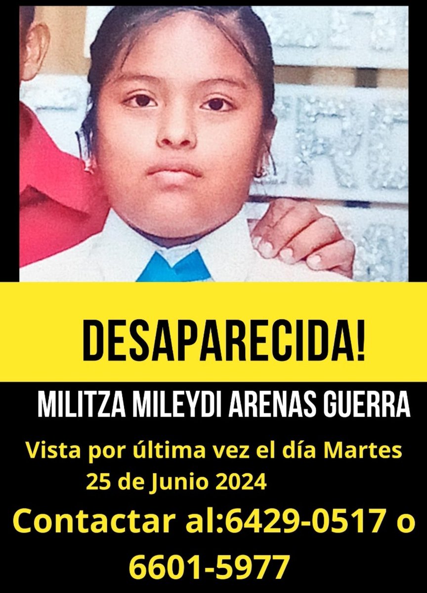 Desaparecida. favor compartir.
Gracias.