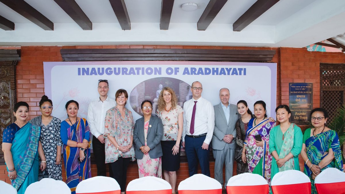 WHRNepal's tweet photo. Thrilled to announce the successful inauguration of Adhayarati! Graced by esteemed guests including the Australian Embassy, Finland Embassy, UN Women, and more. The Peace Gallery honors women's vital roles in peacebuilding. #Adhayarati #PeaceGallery #WomenInPeacebuilding #Unity https://t.co/oZJipRueyF