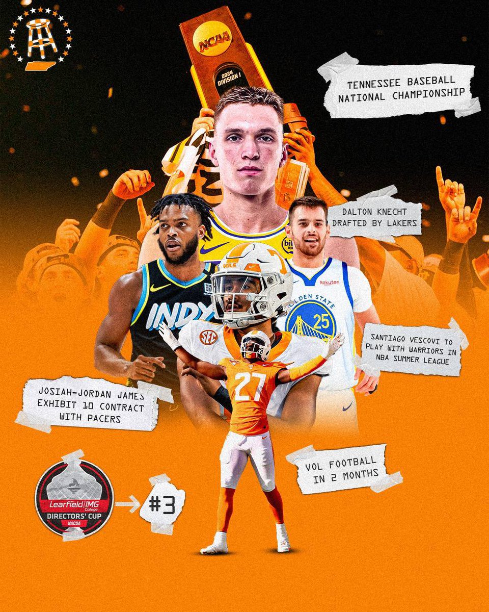 Tennessee athletics has been on an absolute roll lately 🍊

And we aren’t slowing down anytime soon…