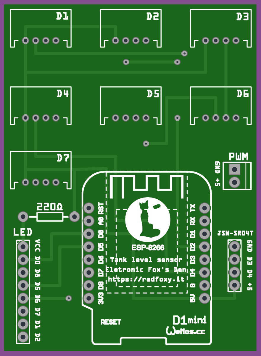 RedFoxy_Darrest's tweet image. The new "Tank level sensor" project is almost ready! #esp8266 #wemos #homeassistant #homeautomation