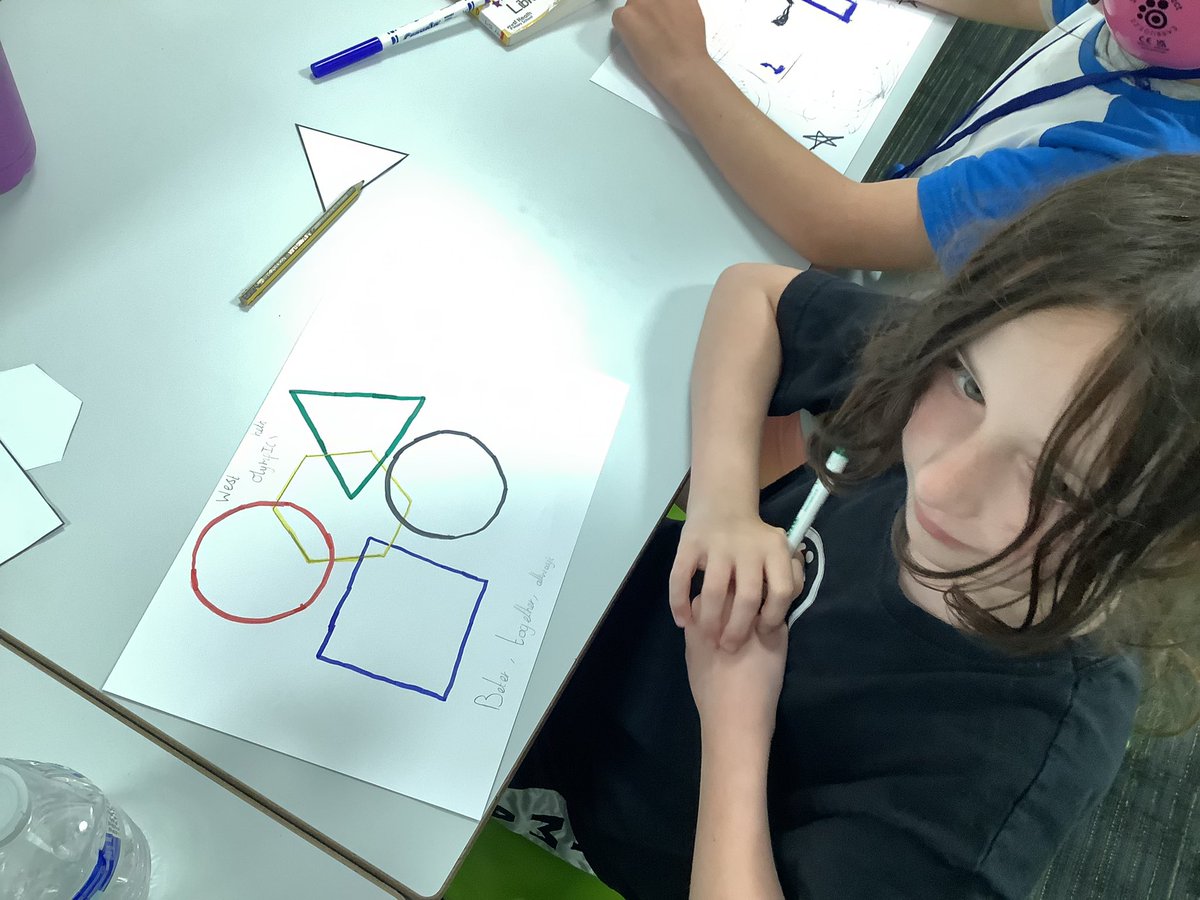 westheathprim's tweet photo. What a great way to start sports week! The children did amazing in the fun run totaling 356 laps as a class! Then in the afternoon they created their own olympic logos. Well done #WHPSClass9 #WHPSPE https://t.co/J2oqLMvA4u