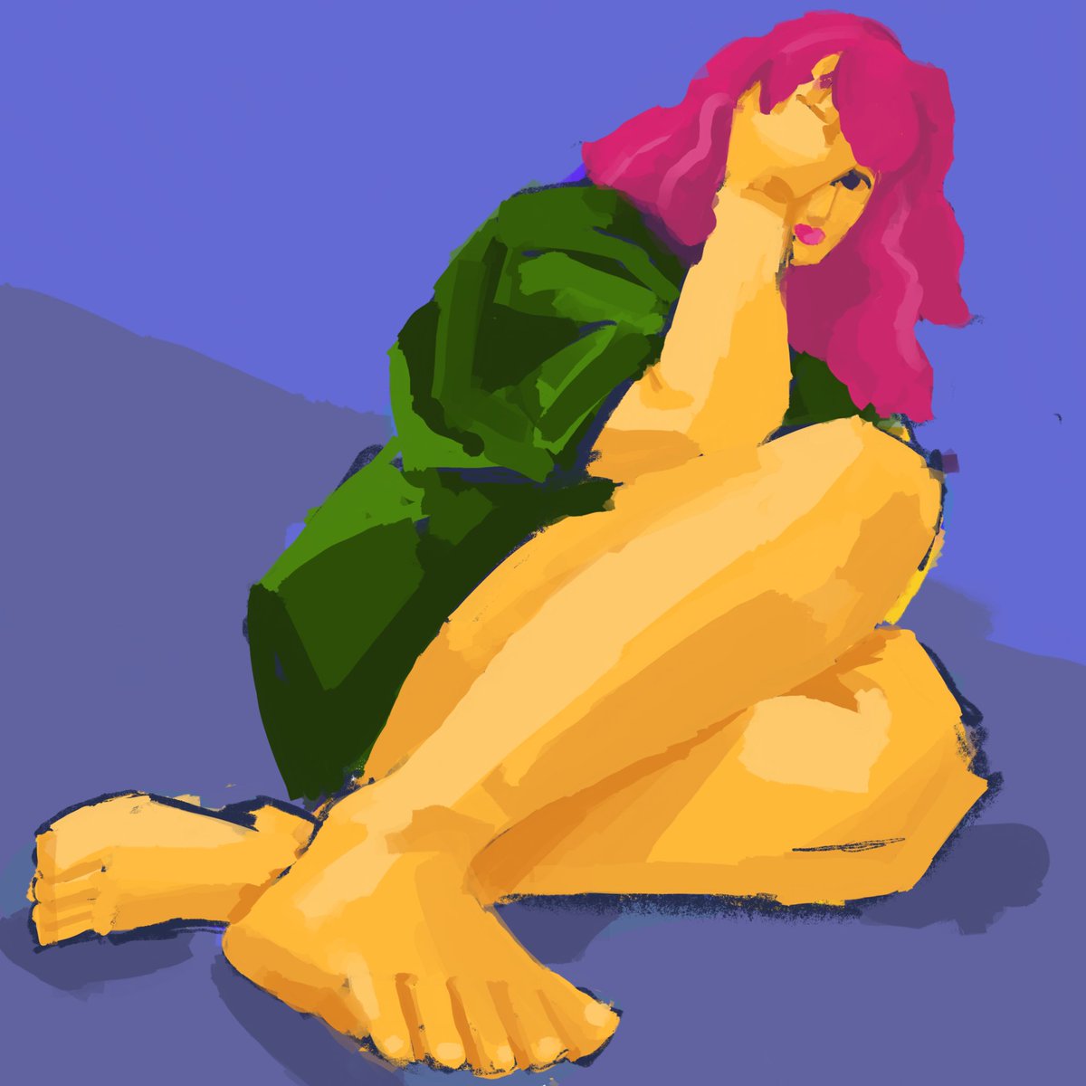 goobygoog's tweet photo. Some blocky self portraits I did https://t.co/o6F9nXr2rW