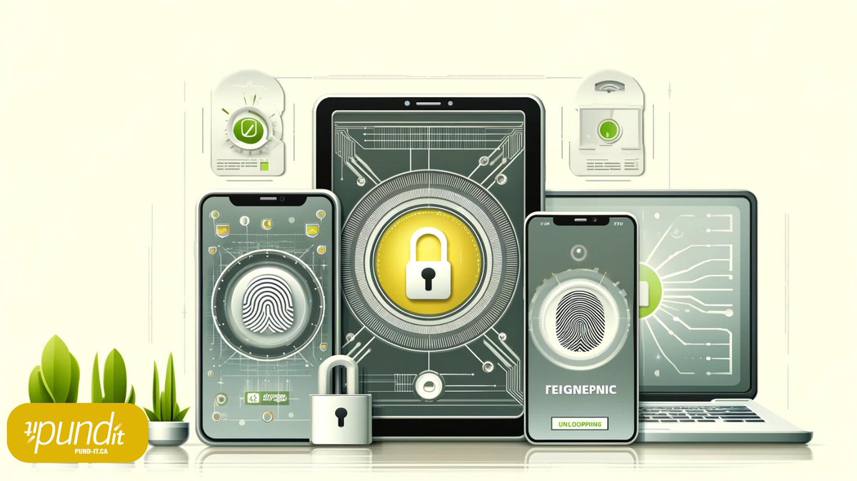 punditca's tweet image. Secure your devices with a touch or a glance! Enable biometric security features like fingerprints and facial recognition today to add an extra layer of protection. It&apos;s smart, it&apos;s quick, and it keeps your info safe. 🛡️ #BiometricSecurity #TechTip #PundITProTips