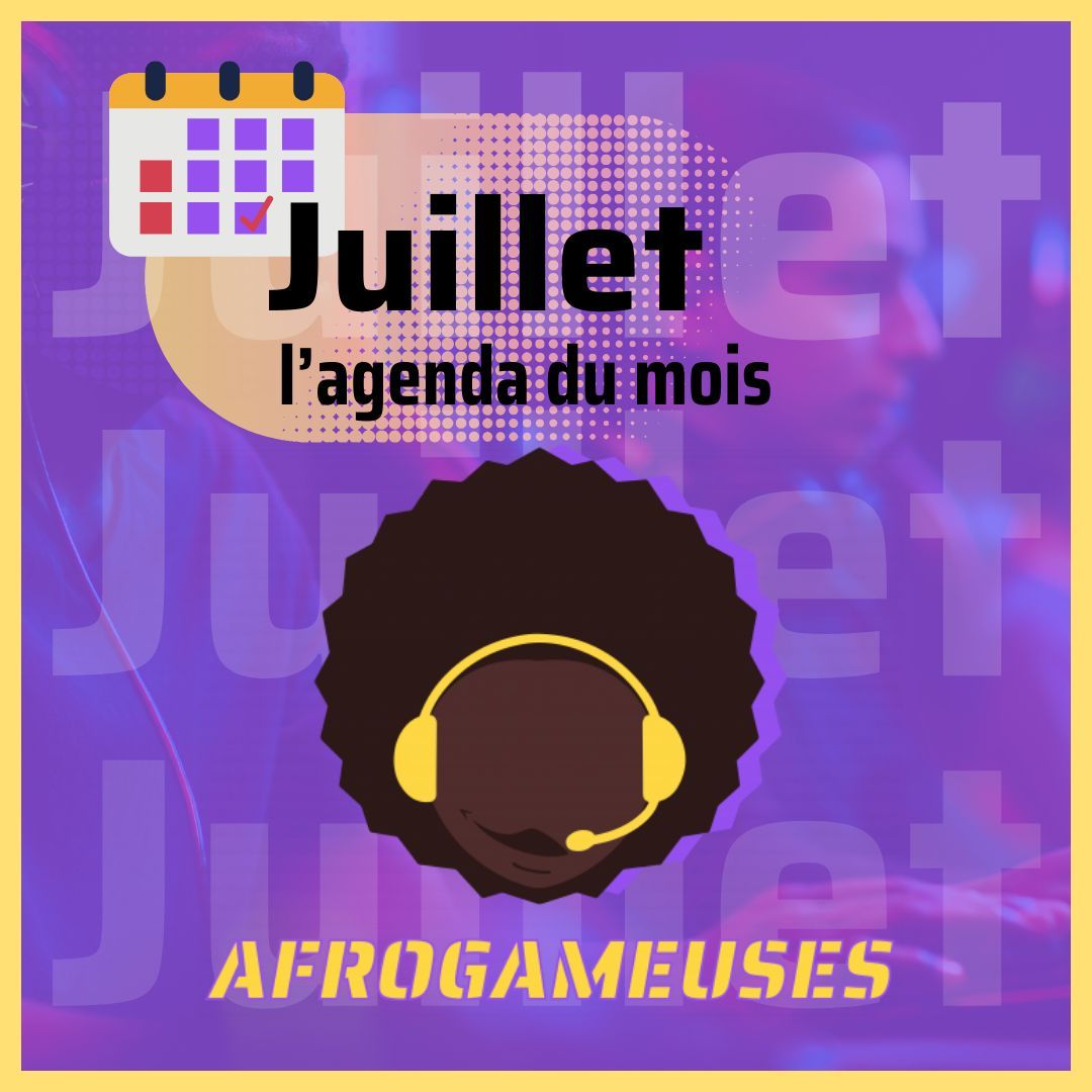 afrogameuses's tweet photo. 📅 𝗟'𝗔𝗚𝗘𝗡𝗗𝗔 𝗗𝗨 𝗠𝗢𝗜𝗦 𝗗𝗘 𝗝𝗨𝗜𝗟𝗟𝗘𝗧 𝗘𝗦𝗧 𝗟𝗔 !
7/12
☀️ Ca y est, l'été est arrivé chez #Afrogameuses ! ☀️
Voici les dates à ne surtout pas manquer 😁 .
Bon mois de juillet à toustes !
#summervibes #japanexpo #birthdayseason #irlevent #asso #calendrier https://t.co/8iY5kaszMK