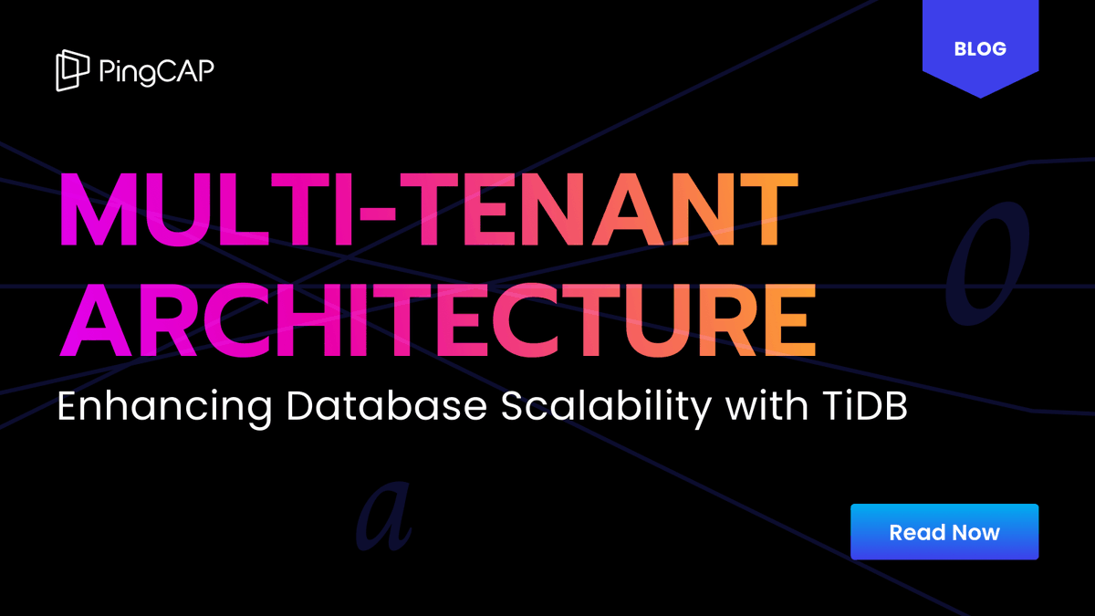 PingCAP's tweet photo. 📈 Unlock your database's potential with multi-tenant architecture! Discover how #TiDB boosts scalability and performance for modern apps. Manage multiple tenants, optimize resources, and drive innovation. #DatabaseManagement @DistributedSQL

Read more:  https://t.co/R1S2O5qpih https://t.co/AwcR0LCvCz