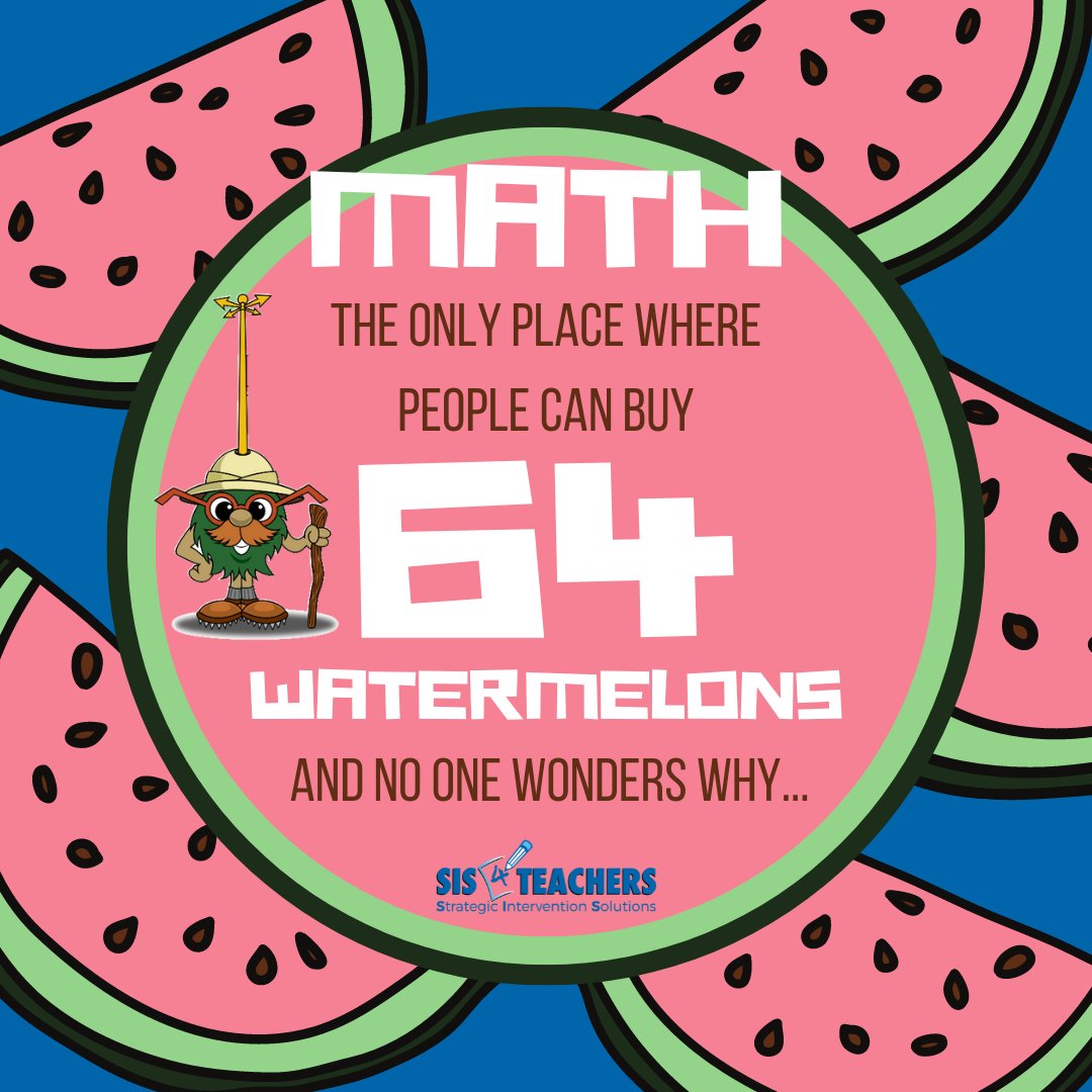 SIS4Teachers's tweet photo. Share your favorite math jokes in the comments and let's spread some laughter today! 🎉 #InternationalJokeDay #MathHumor #LaughWithMath #MathJokes #FunnyMath #MathTeachersRock #LaughterIsTheBestMedicine #TeachAndLaugh #MathGiggles #ClassroomHumor https://t.co/noxntK7huw