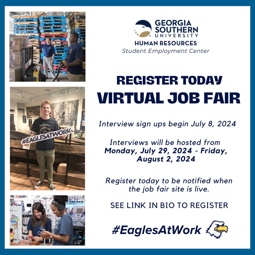 GA Southern - Student Employment Center tweet media