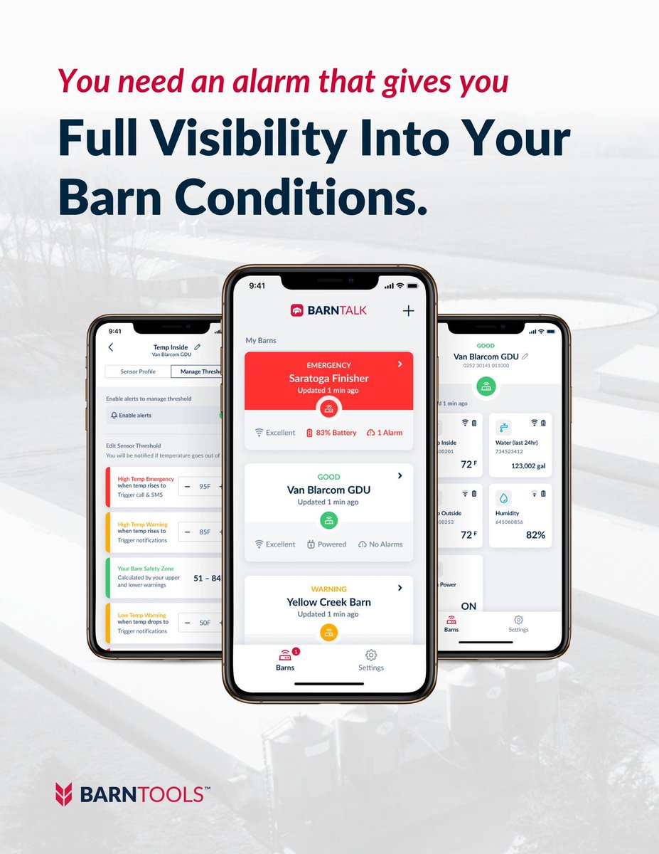 Ever left guessing what's wrong when an alarm is triggered? Discover an alarm that provides complete visibility into your barn conditions, 24-7: hubs.ly/Q02Dvf8p0
