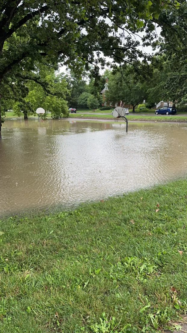 LawrenceKS_PD's tweet image. All pick-up basketball games at Watson Park today will be cancelled, and rescheduled as water polo matches.
