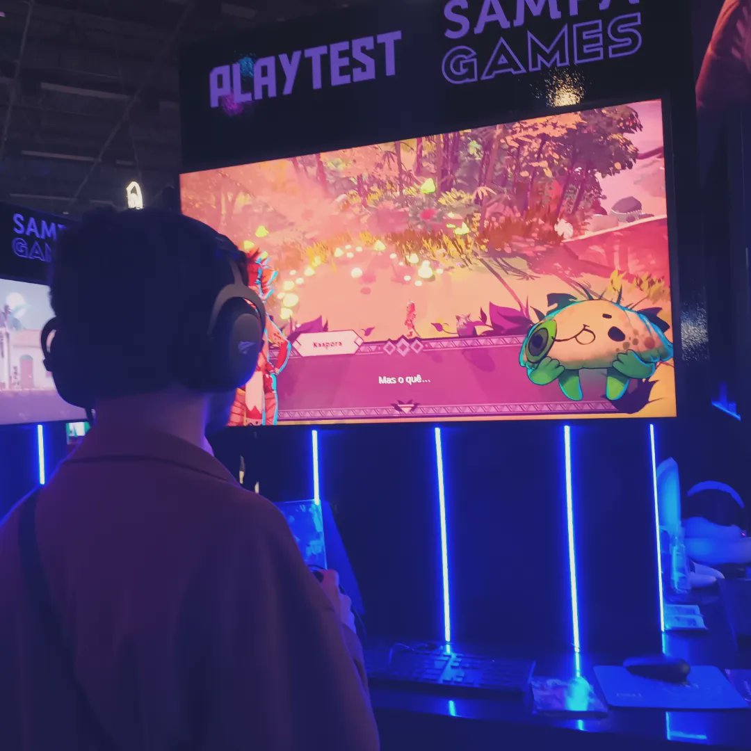 Só temos a agradecer depois de cinco dias intensos de conexões, trocas e experiências na gamescom latam 2024!
Foi sen-sa-ci-o-nal poder ver a galera testando o Turi e oferecendo feedbacks , além de poder prestigiar outros estúdios incríveis! 
Até 2025, Gamescom!