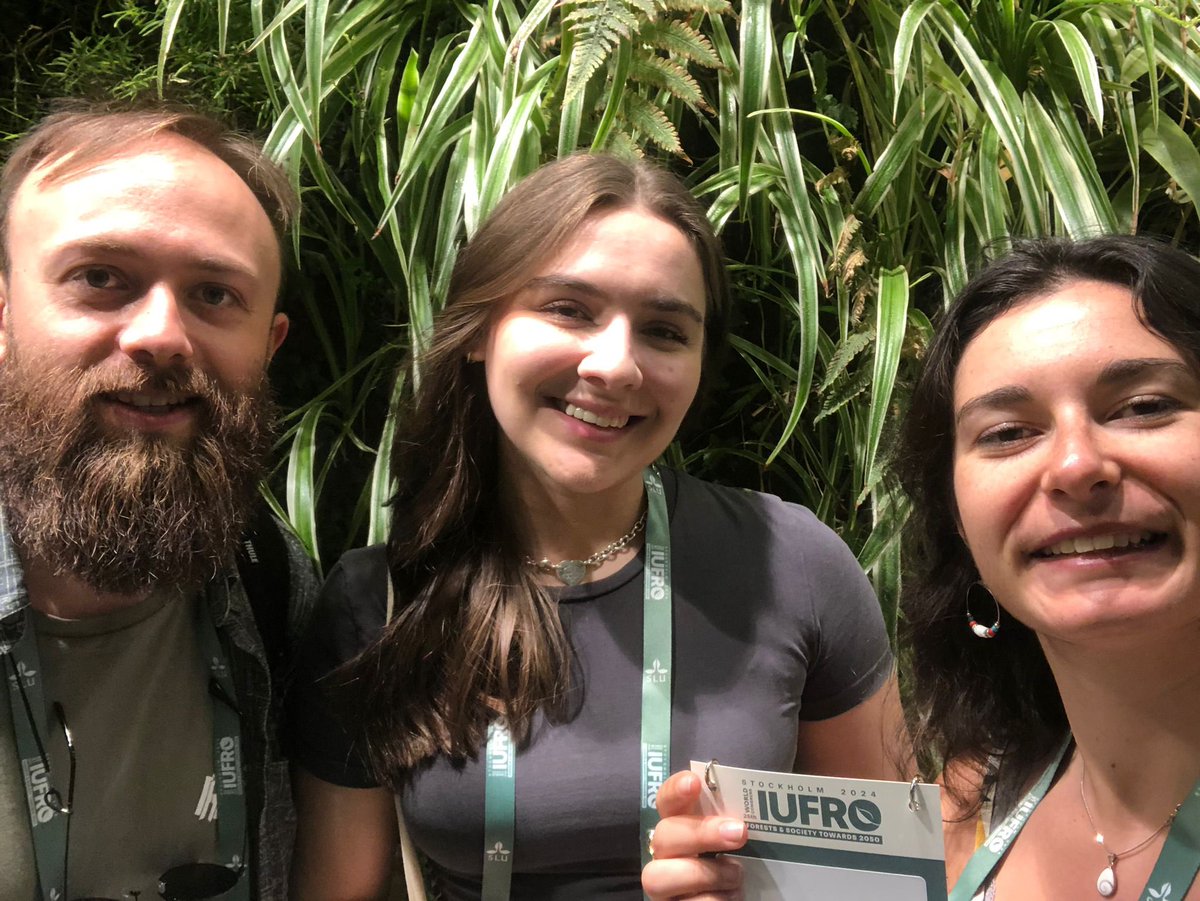 GraceHandyPGR's tweet photo. Back to work after a great week at #IUFRO2024 @IUFRO. Completed my first presentation at an international conference and thoroughly enjoyed learning about all aspects of forests from all over the world. Stockholm was also such a beautiful city to explore! https://t.co/Mrvz7BqSTj