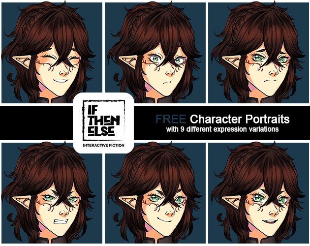 ITE_INTERACTIVE's tweet image. If you need art for your visual novel or other interactive fiction but don’t have the budget, we’ve got you covered! Check out our free hand drawn character portraits!

::hugs:: 👉 lttr.ai/AUSAd

#visualnovel #fantasy #dnd