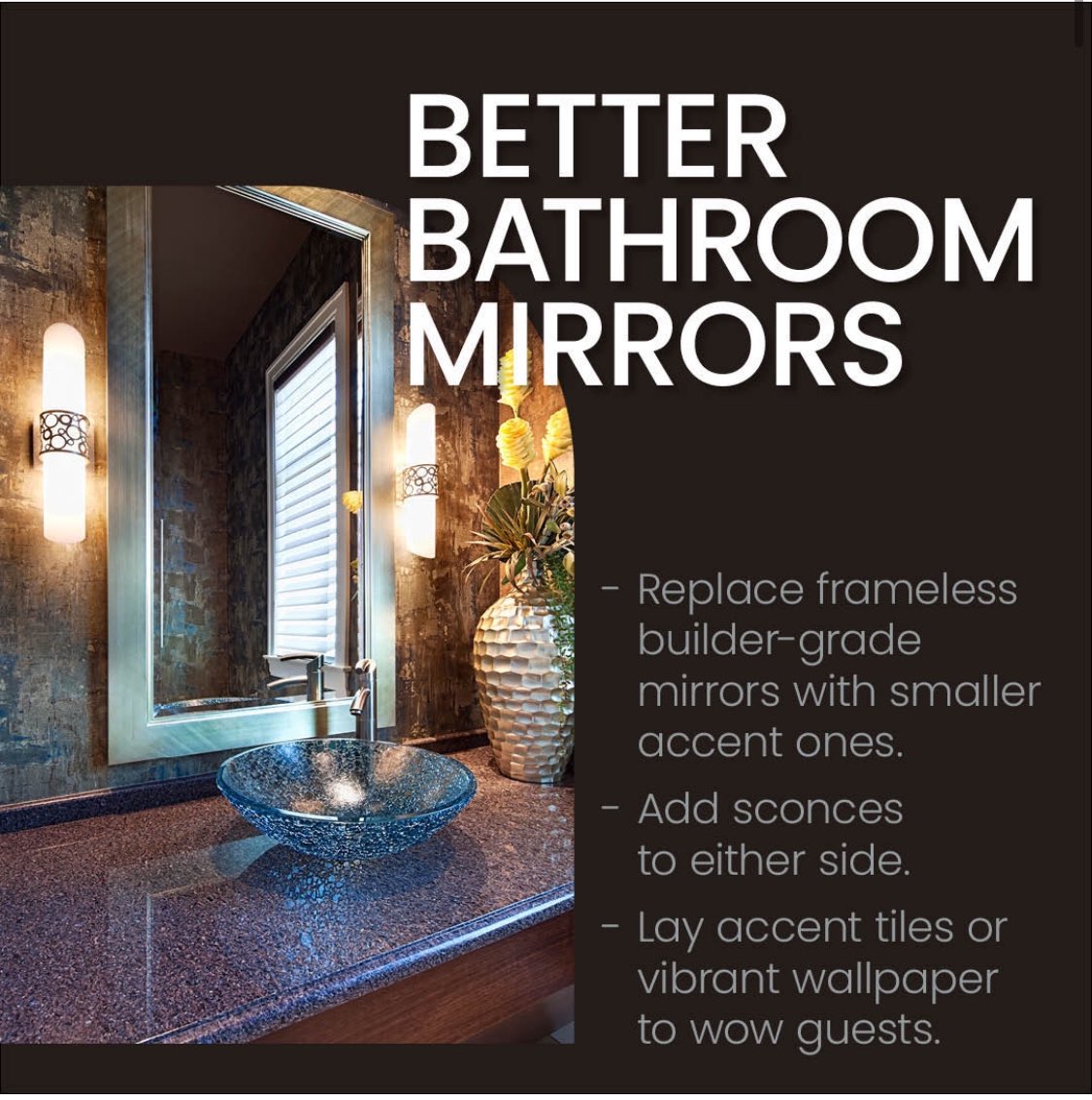 workwithalion's tweet photo. Embark on your bathroom makeover journey! Infusing these spaces with style &amp; charm transforms them into wow-worthy sanctuaries.

Say goodbye to the ordinary and hello to your personal abode.🛁 Want more value-adding tips that can make your bathrooms sing? Send me a message today! https://t.co/hbdr0fDwBQ