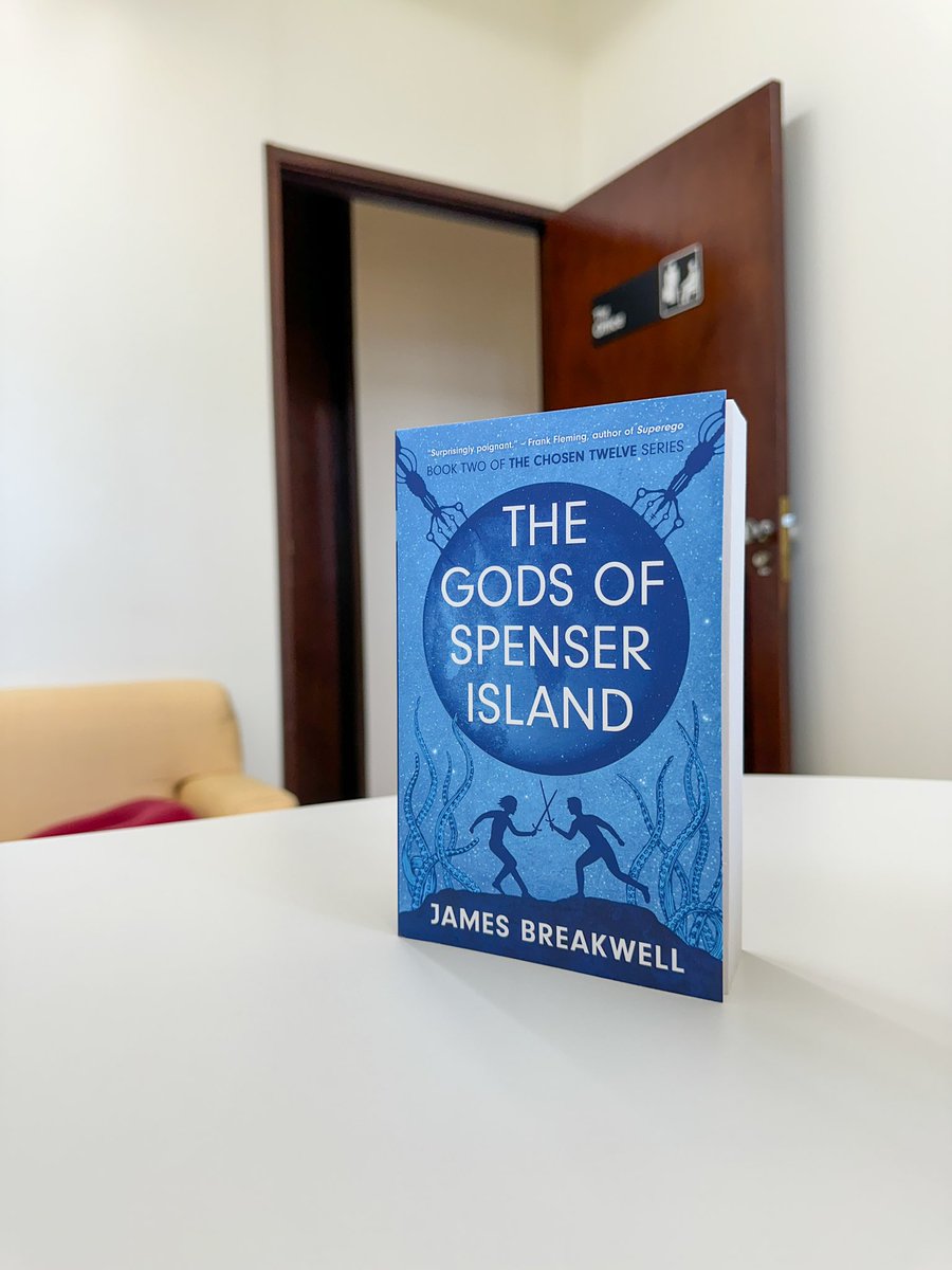 MarcioChanYu's tweet photo. After much logistics planning and getting deep in favor debts, my signed copy of The Gods of Spencer Island by @XplodingUnicorn is finally here in Brazil! 🥹 https://t.co/8ElgVWWSeg