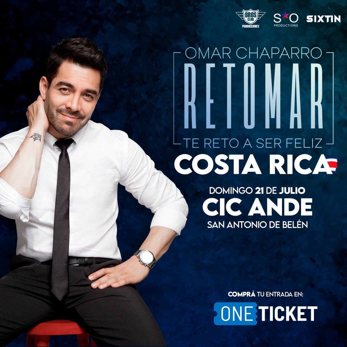 chuladasfansoch's tweet photo. 🇨🇷 COSTA RICA 🇨🇷 Ya están los boletos a la venta para RetOmar la conferencia de @OMARCHAPARRO
este 21 de Julio en CIC ANDE
No te pierdas la oportunidad de vivir está genial experiencia.
#OmarChaparro #RetOmar #CostaRica
@Soldoutmgmt https://t.co/opkEctafbQ