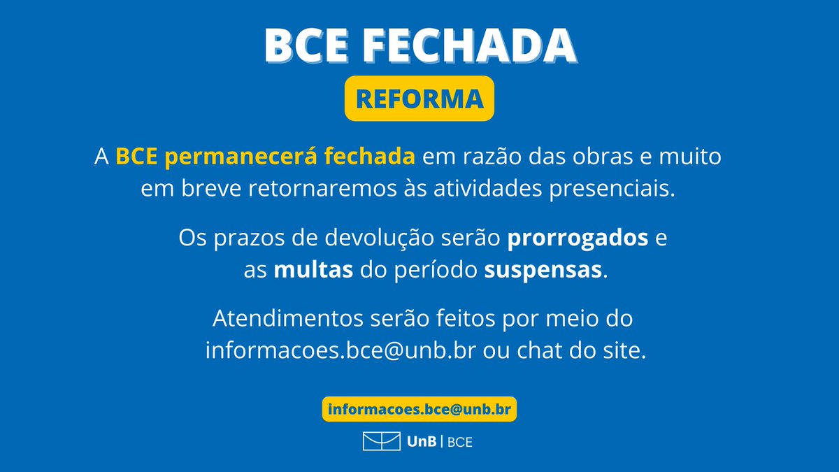 Biblioteca Central da UnB tweet media