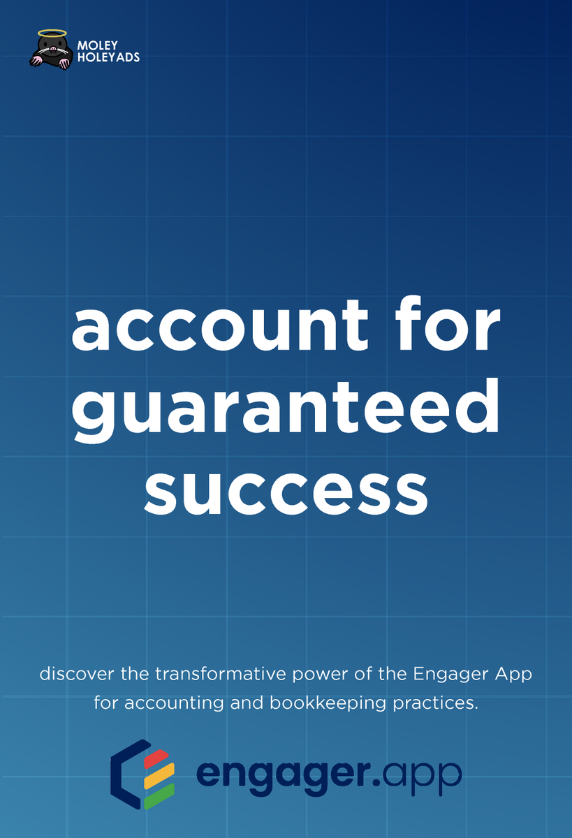 MoleyHoleyAds's tweet photo. Account for guaranteed success ✅👍 @OneMinuteBriefs @EngagerDotApp #EngagerApp https://t.co/BVCO0vhBT5