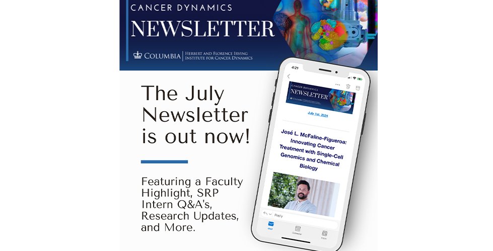 Columbia - Irving Institute for Cancer Dynamics (@cancer_dynamics) on Twitter photo Our latest newsletter is here! 📧 Discover more on José McFaline-Figueroa’s (<a href="/joselmcfaline/">Jose L. McFaline-Figueroa</a>) research, read Q&A’s from our summer interns, celebrate recent awards, and welcome new IICD members. Read more: bit.ly/4bkaZfp Our latest newsletter is here! 📧 Discover more on José McFaline-Figueroa’s (<a href="/joselmcfaline/">Jose L. McFaline-Figueroa</a>) research, read Q&A’s from our summer interns, celebrate recent awards, and welcome new IICD members. Read more: bit.ly/4bkaZfp