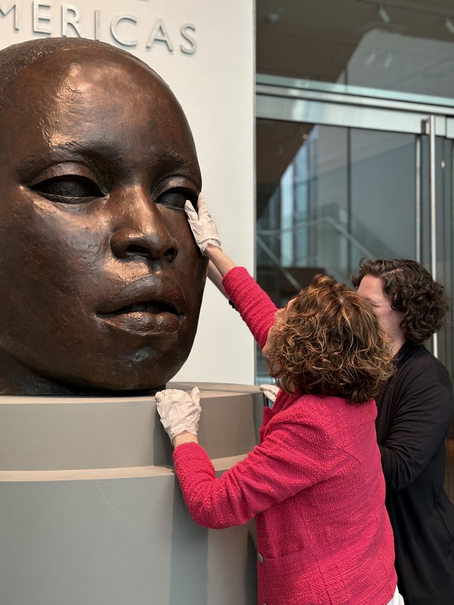 Launched over 30 years ago, the MFA's Feeling For Form program provides multisensory tours for people who are blind or have low vision. 

The tours give participants the opportunity to explore select sculpture and furniture through touch #DisabilityPrideMonth