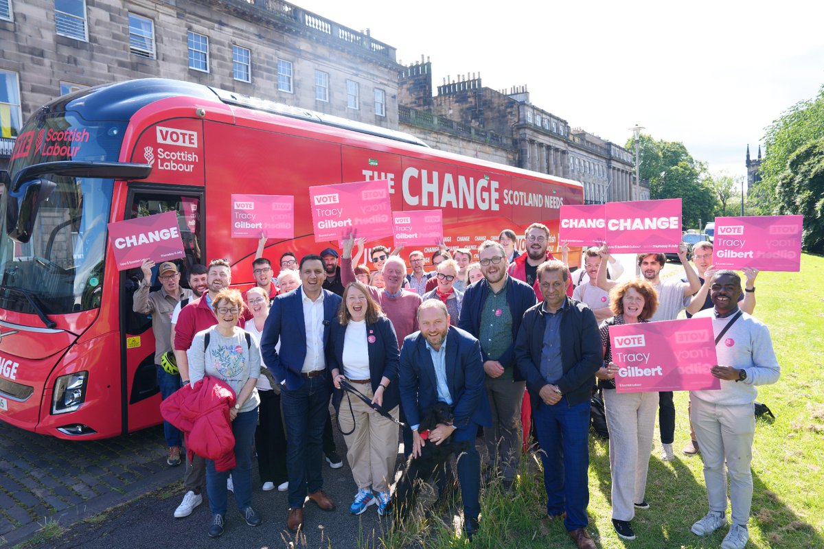 AnasSarwar's tweet photo. A great turnout in Edinburgh North and Leith for our fantastic candidate @tracygilbert72! Scotland is ready for change - let's deliver it together. https://t.co/Ejphb4vct4