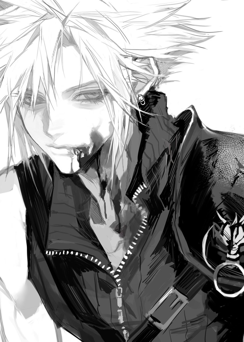無表情 #FF7 #クラウド  #CloudStrife