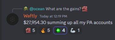 dcruzitm's tweet photo. Member Waftly made $29,974.30 trading $ES_F and $NQ_F with us today. What a huge day!!

"Thank you to everyone in here single handily changing my life, love you all ❤️"

I love our community. 🙏

$SPY $QQQ https://t.co/JEkfE1XUws