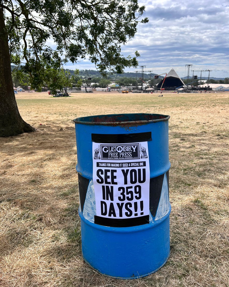 Sending heartfelt thanks to everyone who helped to make Glastonbury 2024 such a special few days. See you in 2025!