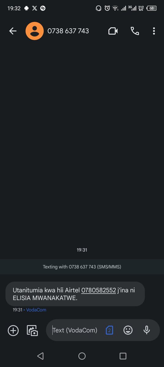 SteveGeneral_'s tweet photo. Nimefanya huu muamala saa 19:28 saa 19:31 inaingia sms ya utapeli pasinashaka watu wa kampuni za mitandao ndio wahusika wakubwa ndio maana haya mambo hayawezi kuisha. 
@VodacomTanzania mna cha kunipanga katika hili? https://t.co/J64ZyHU99o