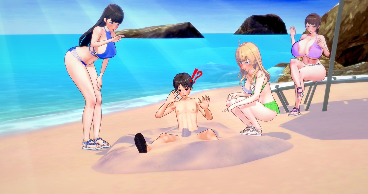 ISecretDream's tweet photo. Hello Summer 2024

Yui: Sister Rie, look at this.
Rie: Sh... Shin, w-what are you doing?
Shin: Eh!? It's not the way you think. https://t.co/mbZFZndVkg