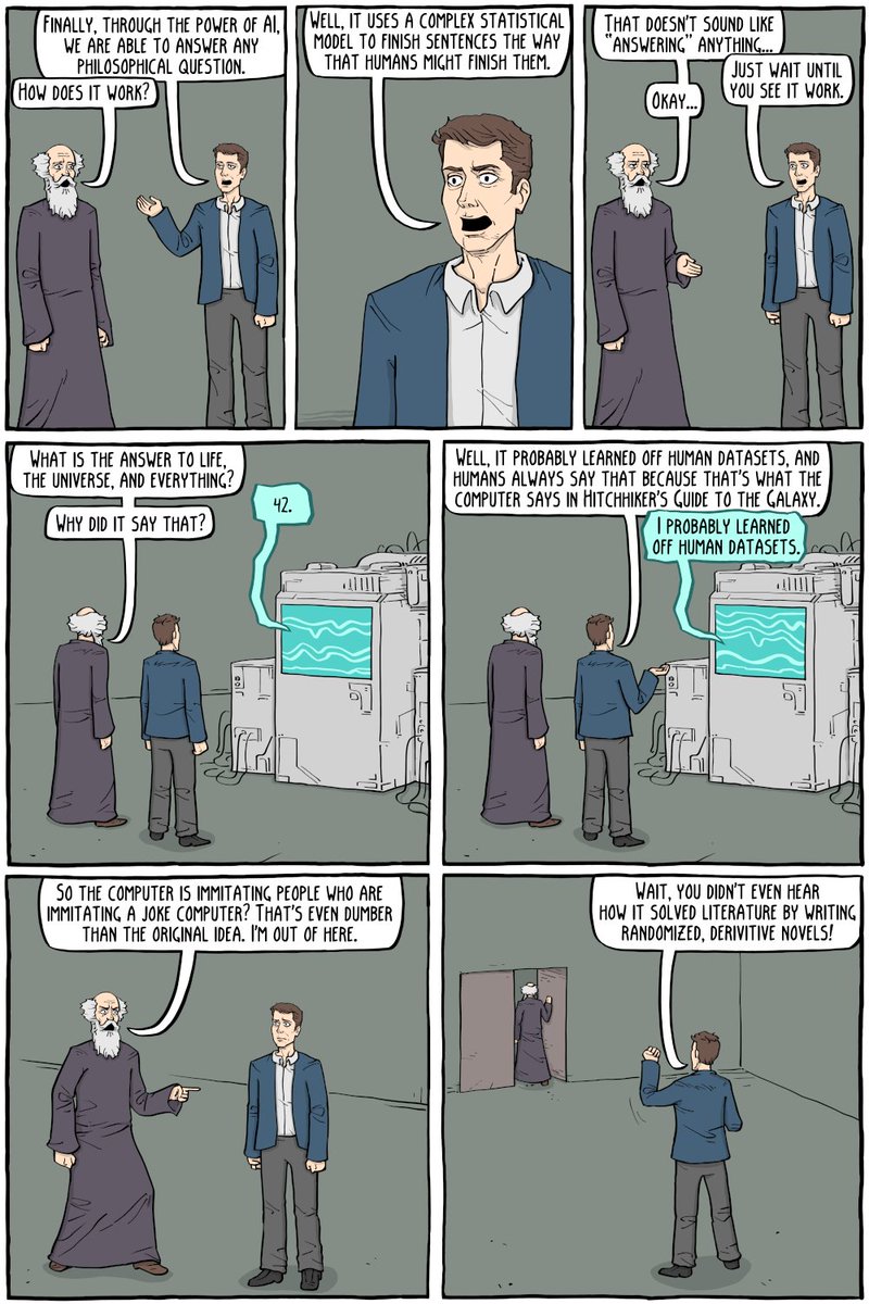 AI and the Meaning of Life -
existentialcomics.com/comic/557