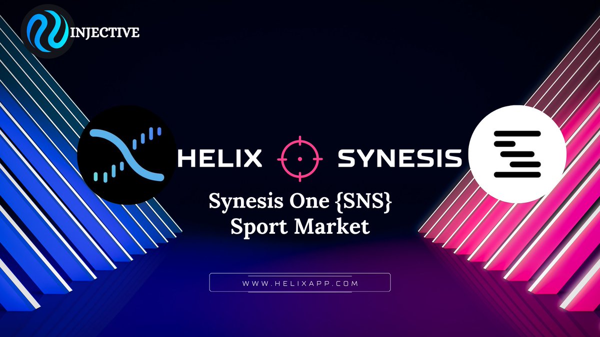 IamBodaAde1's tweet photo. Exciting news! @HelixApp_, built on @injective, now features @synesis_one, one of the largest decentralized AI training networks. Trade it today on the world’s premier decentralized exchange!
#Injective #Helixapp #Synesis_one https://t.co/mlrwREwEkz