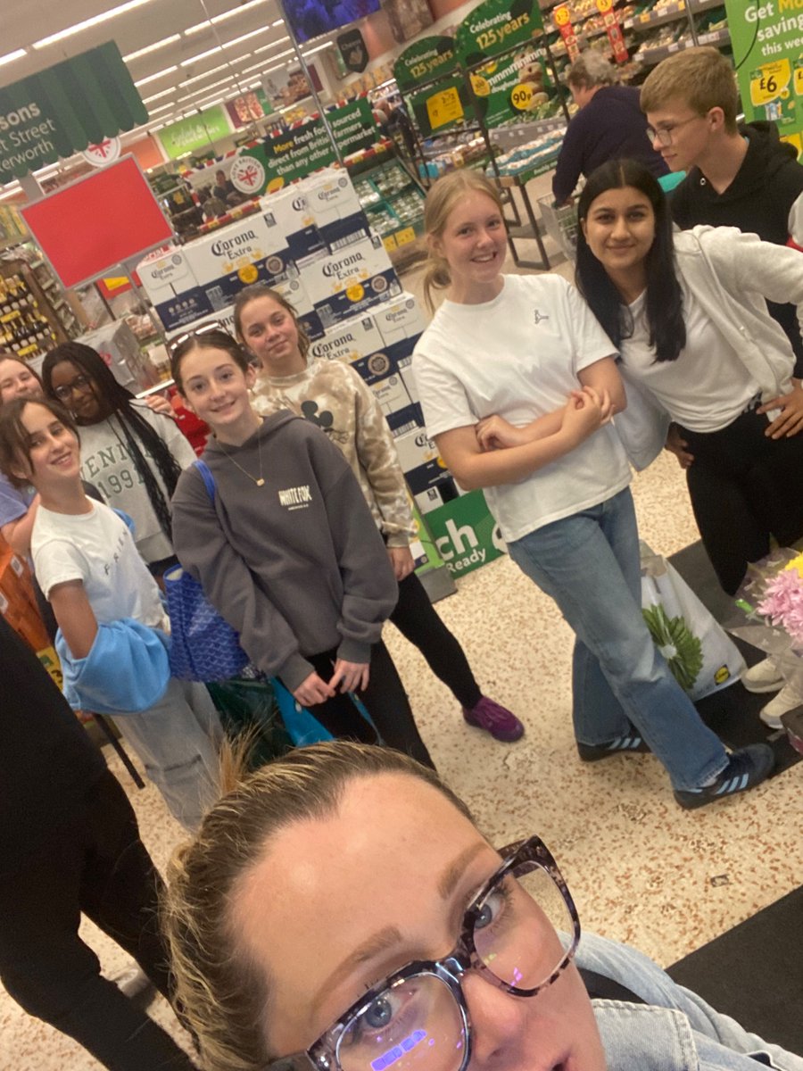 FPN_GCSE's tweet photo. So many exciting trips this week. Fantastic food walked to Morrisons to buy ingredients for a £10 main meal and dessert! 😂 Students made an amazing range of dishes but I didn’t get to take any pictures as we were rushing to finish in time! https://t.co/av0RyUm8Td