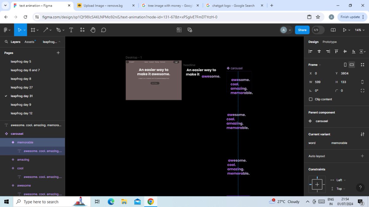 AnamikaRegmi's tweet photo. Today i tried text animation but failed.
I will continue learning it more tomorrow and complete this fully.
#LSPPD31 #60DaysOfLearning2024 #LearningWithLeapfrog @lftechnology https://t.co/nww5brbkVx