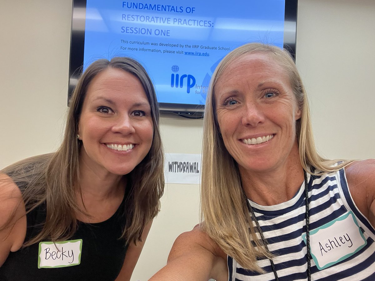 MrsAMHarrison's tweet image. Always excited and honored to have the opportunity to train educators about the most important work we can do: building and sustaining communities through #RestorativePractices, one relationship at a time.  This work matters, and my heart is in it ❤️.  
#with