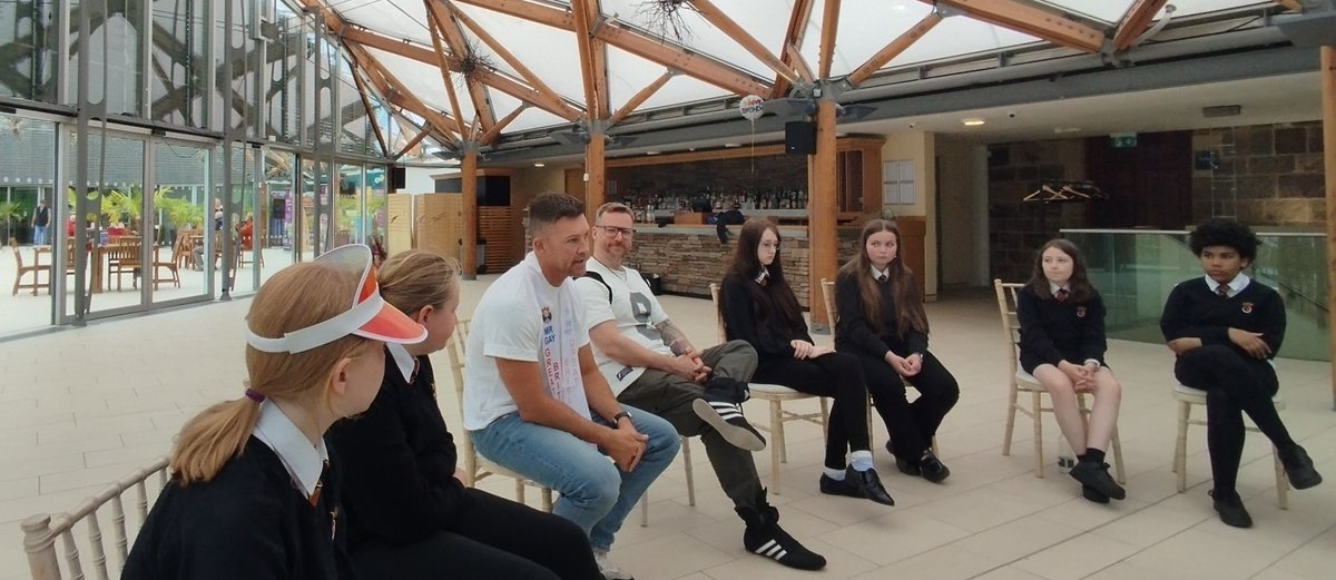 CommunityDchs's tweet photo. Thank you to @stuarthattonjr and @paul_cc123 for for hanging out with @DCHSalnwick Pride Club today. We learned CPR from Paul (a trained nurse👨🏻‍⚕️) and recorded song introductions for @PrideRadio 🏳️‍🌈❤️🎶 Thanks also @AlnwickGarden for hosting us! #PrideMonth2024 @PeleTrust https://t.co/w9b7QsBQj9